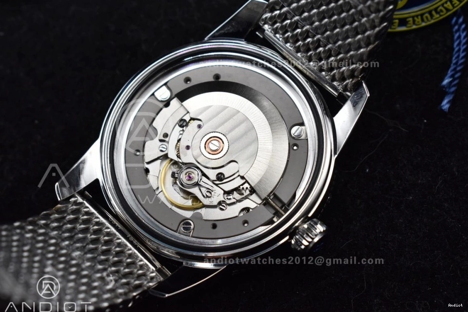 Bracelet Mesh BLSF Bezel SS White Dial II Heritage Ceramic A on 1186 SuperOcean SS Blue WellDesigned 42mm 0731